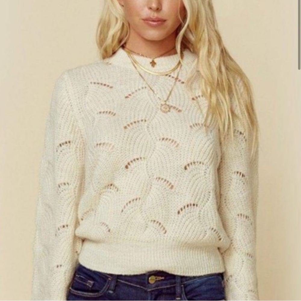 Rolla's Laura Sweater Vanilla size 8/ small EUC - Picture 2 of 10